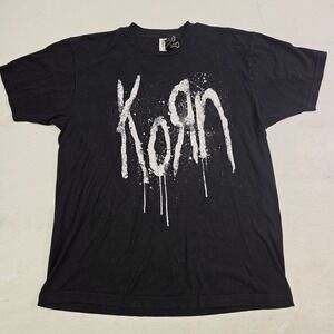 KoRn "Still A Freak" T-Shirt Black Double Sided Tour 90s Nu Metal Men's Sz‎ XL